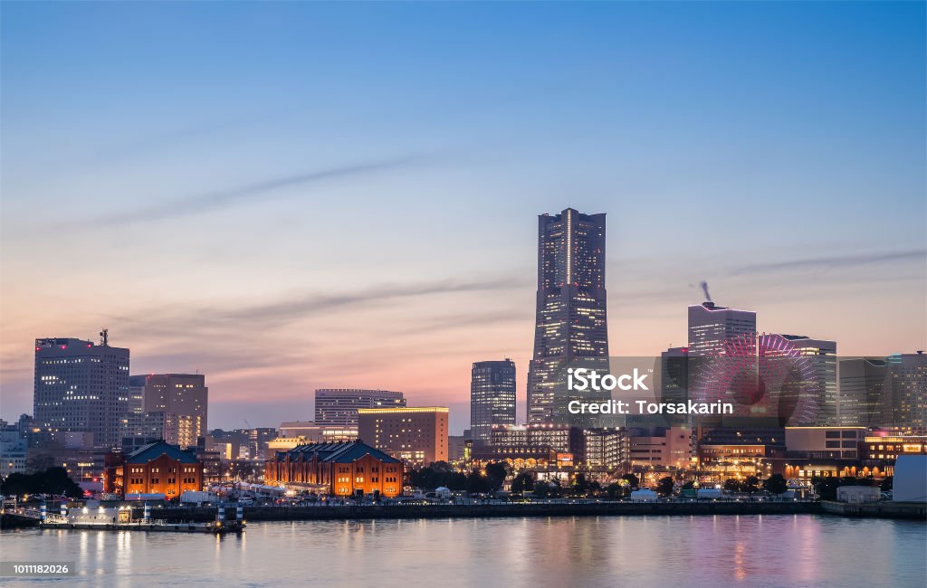 Yokohama bayside city view Yokohama bayside city view , Minato Mirai 21 area is a seaside urban area in central Yokohama whose name means "harbor of the future " Yokohama Stock Photo