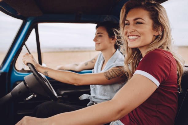 istock Women friends going on a road trip 1011182076