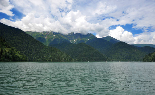 istock Rizza lake in the Abkhazia 1011182612