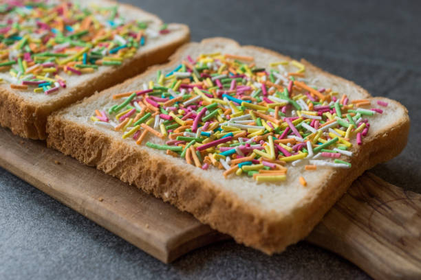 istock Austrian Fairy Bread with Sprinkles and Butter 1011187458