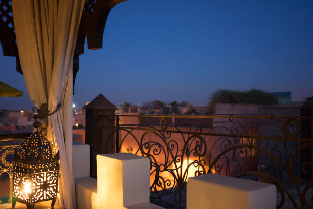 istock oriental night roof view in marrakesh 1011194866