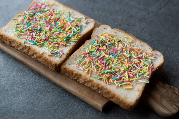 istock Austrian Fairy Bread with Sprinkles and Butter 1011197588
