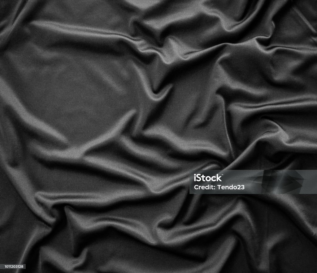 Texture E Sfondo Di Stoffa Nera - Fotografie stock e altre immagini di  Abbigliamento - Abbigliamento, Arte, Artista - iStock