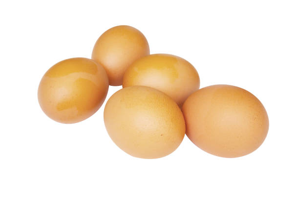 istock Close-Up Studio shot. Egg with clipping path on white-By pen tool 1011216280