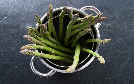 Green asparagus in the potGreen asparagus in the potGreen asparagus in the pot