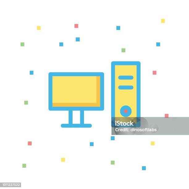 Computer Stock Illustration - Download Image Now - Backgrounds ...