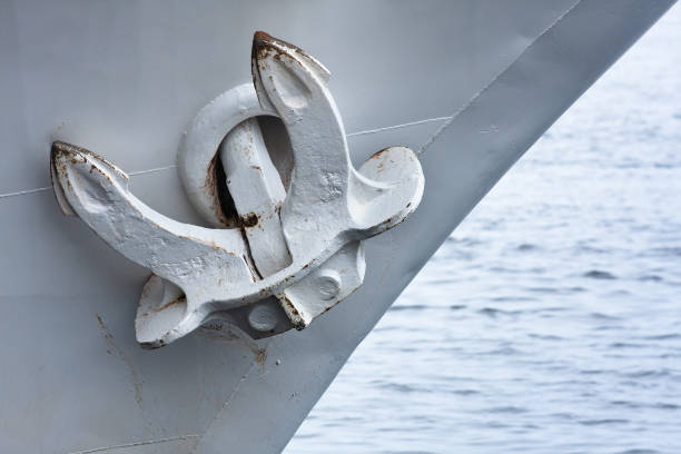anchor of a cargo ship