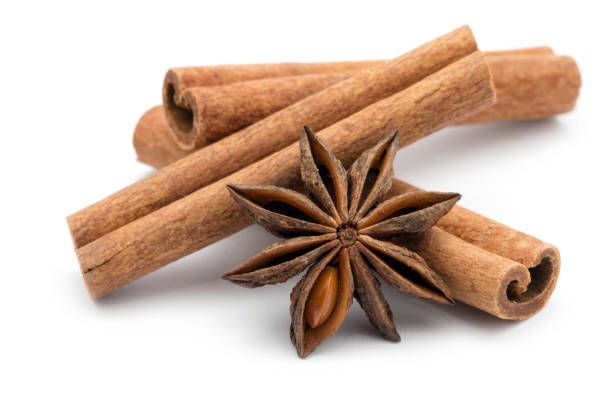 anise and cinnamon stock photo