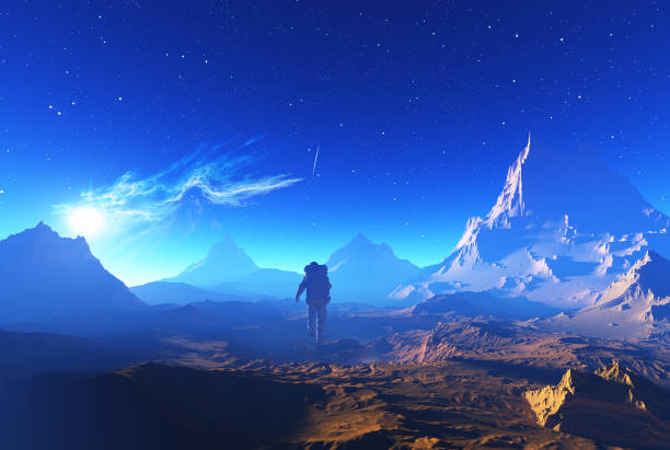 istock The landscape of the planet. 1011254740
