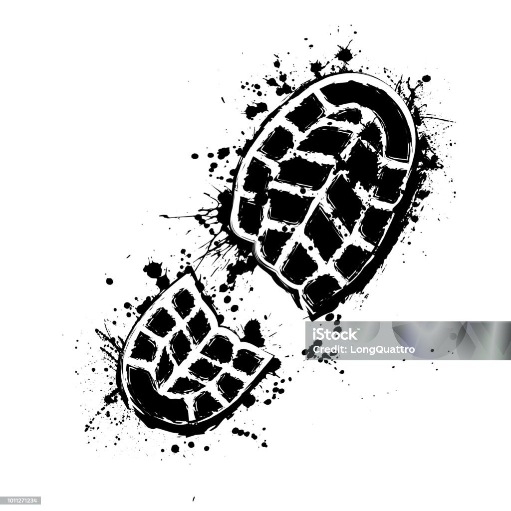 Fondo de Grunge zapatos - arte vectorial de Bota libre de derechos Fondo de Grunge zapatos - arte vectorial de Bota libre de derechos
