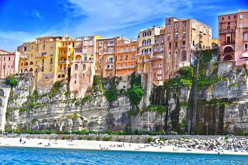 The city of Tropea in the Province of Vibo Valentia, Calabria, Italy.