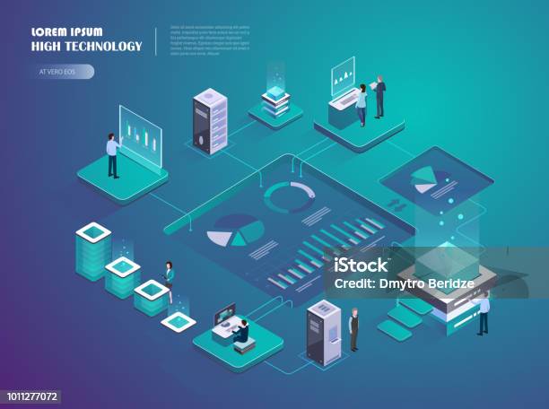 Crypto Startup Digital Money Market Stock Illustration - Download Image Now - Isometric Projection, Technology, Infographic