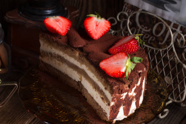 istock Tiramisu with strawberries 1011277168