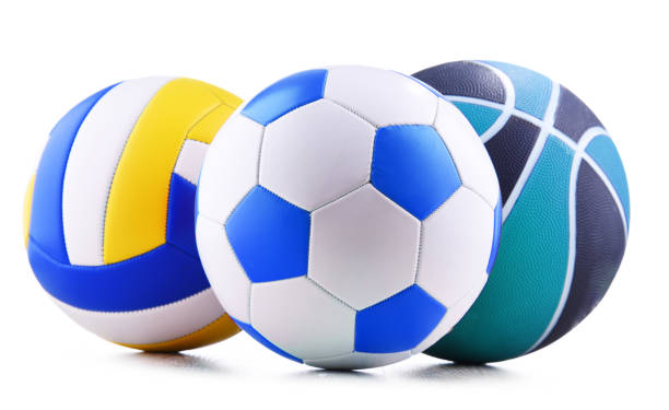 istock Three sport balls over white background 1011280288