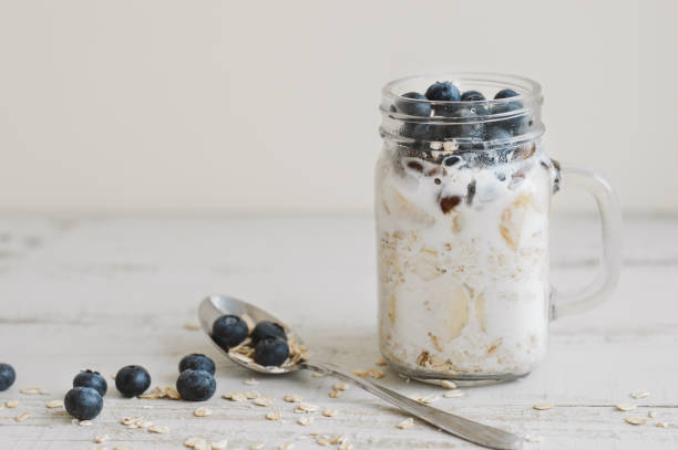 Overnight oats with protein powder