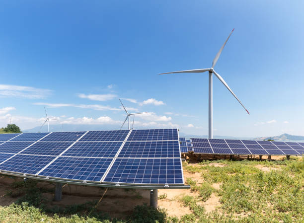 istock wind farm and photovoltaic power station 1011288310