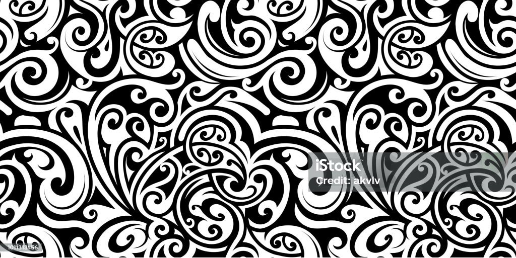 wf_ Polynesian ethnic style ornament. Good for seamless patterns Pattern stock vector