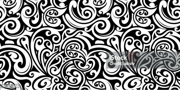 Wf Stock Illustration - Download Image Now - Pattern, Tattoo, Polynesian Culture