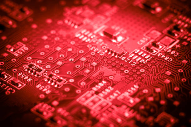Free Stock Photo of A close up of a red circuit board | Download Free ...