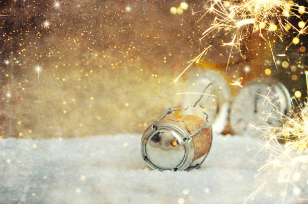 istock New Year Celebration, christmas tree background with bokeh. 1011323934