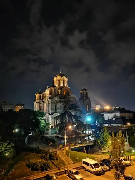 St. Mark's Church is located in the center of Belgrade in Tašmajdan Park. It is one of the largest churches in our country. It was built between the two world wars, from 1931-1940