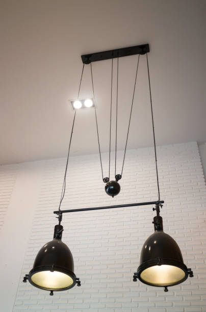 istock Vintage styled of hanging light lamp 1011326936