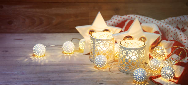 istock Christmas cozy decoration and lighting 1011344194
