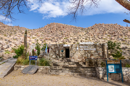 Santa Rosa de Tastil, Argentina - Apr 26, 2018: Tastil Regional Museum - Santa Rosa de Tastil, Salta, Argentina