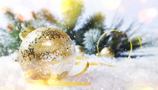 istock Christmas holiday snow background 1011360816
