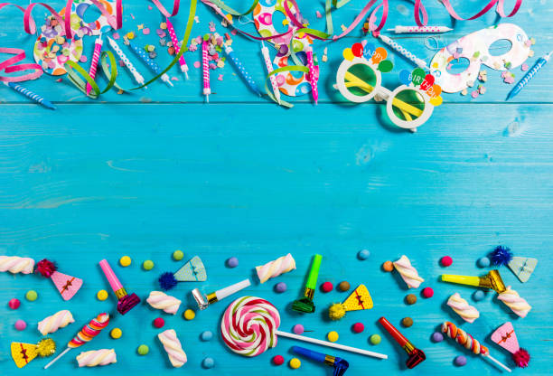istock Colorful carnival serpentines 1011361170