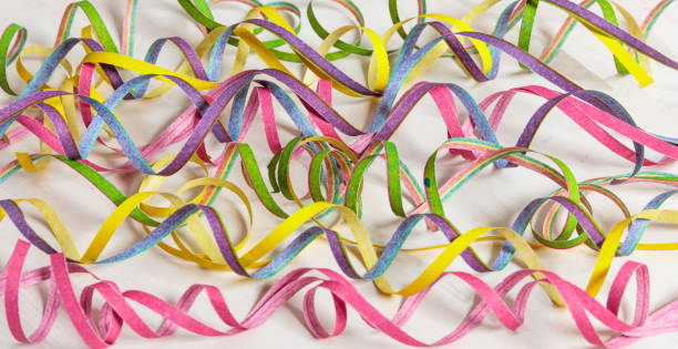 istock Colorful carnival serpentines 1011361462