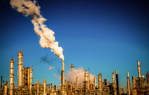 istock Smog from Oil Refinery in Texas 1011372426