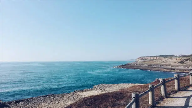 Ocean view with a clear sky