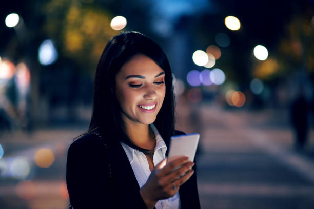 istock Happy woman using smartphone 1011396764