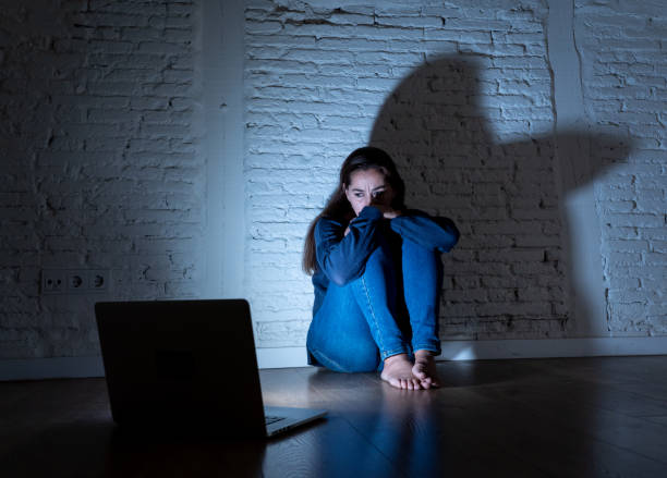istock Woman suffering Internet cyber bullying 1011399392