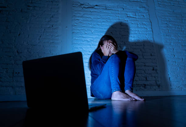 istock Woman suffering Internet cyber bullying 1011401492