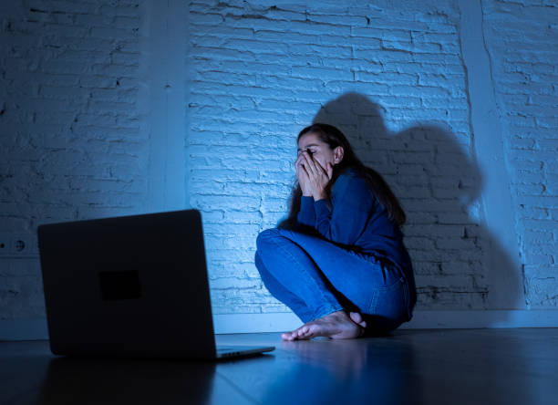 istock Woman suffering Internet cyber bullying 1011403926