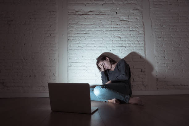 istock Woman suffering Internet cyber bullying 1011404492