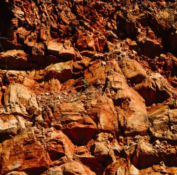 istock Textured effect on wall of rock eroded 1011404850