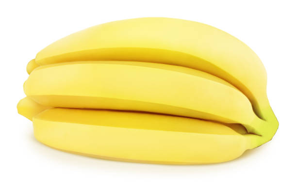 istock Bunch of bananas isolated on a white. 1011404962