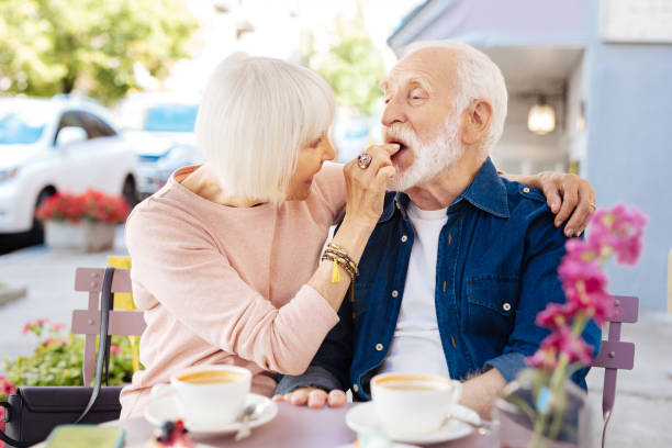 istock Nice senior couple coquetting 1011419234