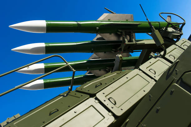 istock Ballistic missile launcher 1011419850