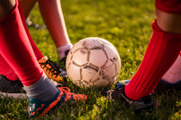 istock Soccer ball close up 1011422632