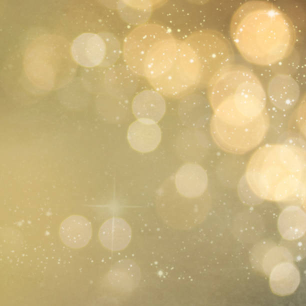 istock Christmas light background.  Holiday glowing backdrop. Defocused Background With Blinking Stars. Blurred Bokeh. 1011451596