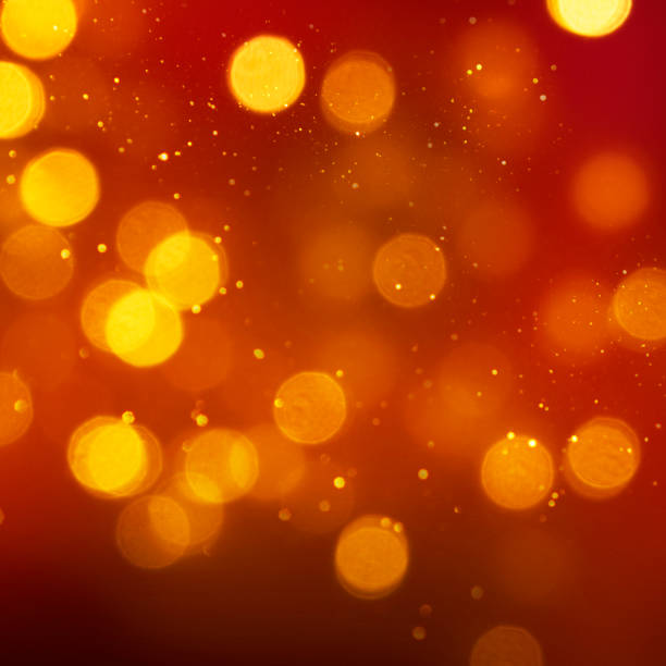 istock Christmas light background.  Holiday glowing backdrop. Defocused Background With Blinking Stars. Blurred Bokeh. 1011452204