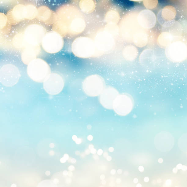 istock Christmas light background.  Holiday glowing backdrop. Defocused Background With Blinking Stars. Blurred Bokeh. 1011452220