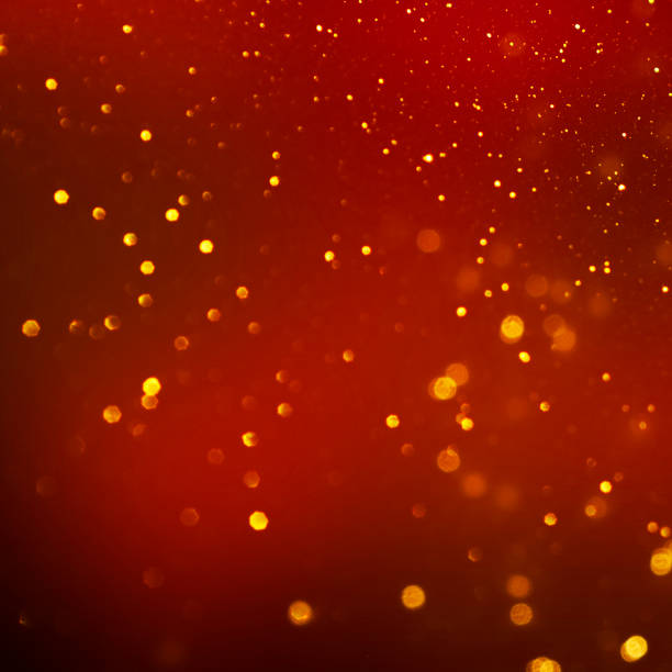 istock Christmas light background.  Holiday glowing backdrop. Defocused Background With Blinking Stars. Blurred Bokeh. 1011455430