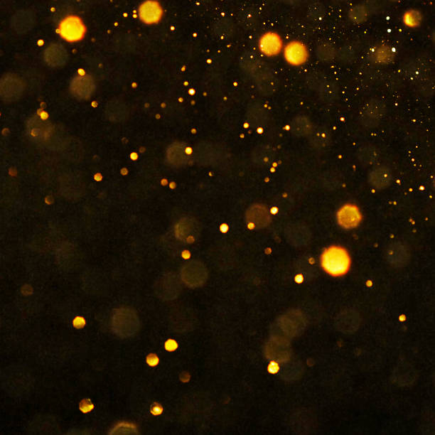 istock Christmas light background.  Holiday glowing backdrop. Defocused Background With Blinking Stars. Blurred Bokeh. 1011455610