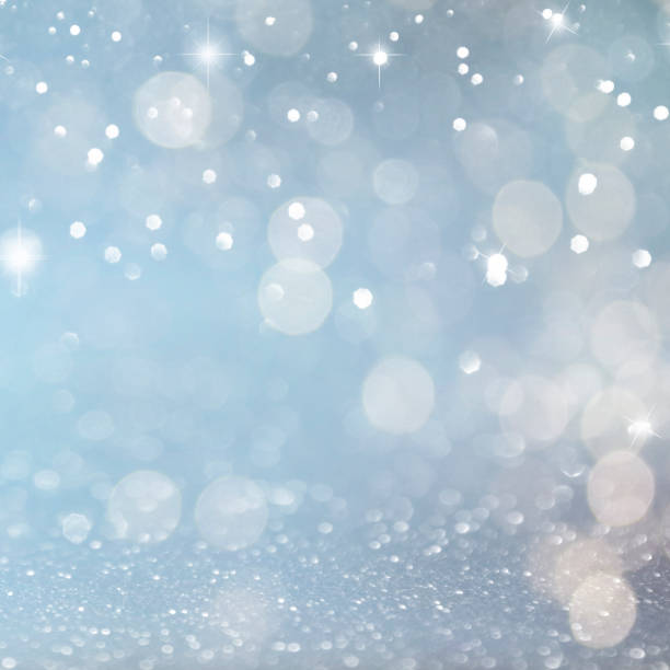 istock Christmas light background.  Holiday glowing backdrop. Defocused Background With Blinking Stars. Blurred Bokeh. 1011455752
