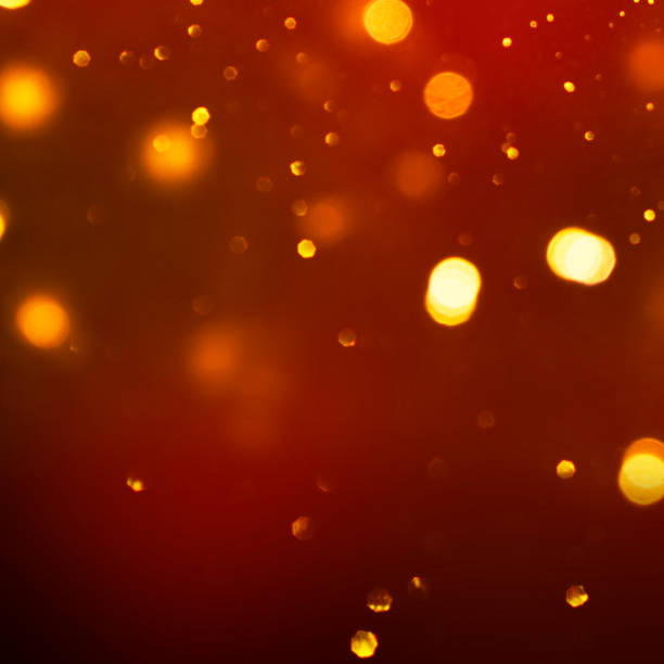 istock Christmas light background.  Holiday glowing backdrop. Defocused Background With Blinking Stars. Blurred Bokeh. 1011461756